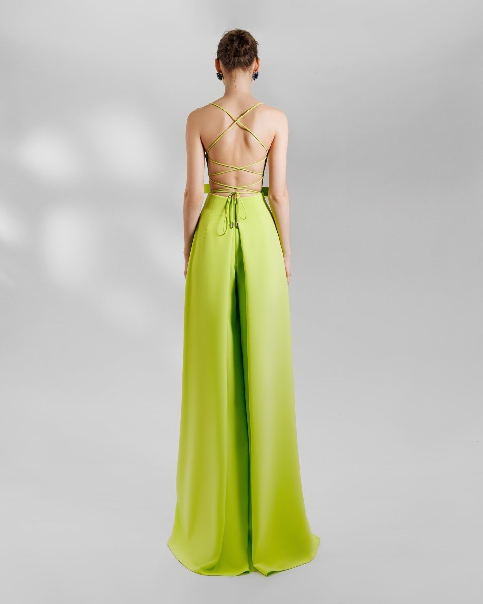 Flared Pant Crepe Set - Gemy Maalouf
