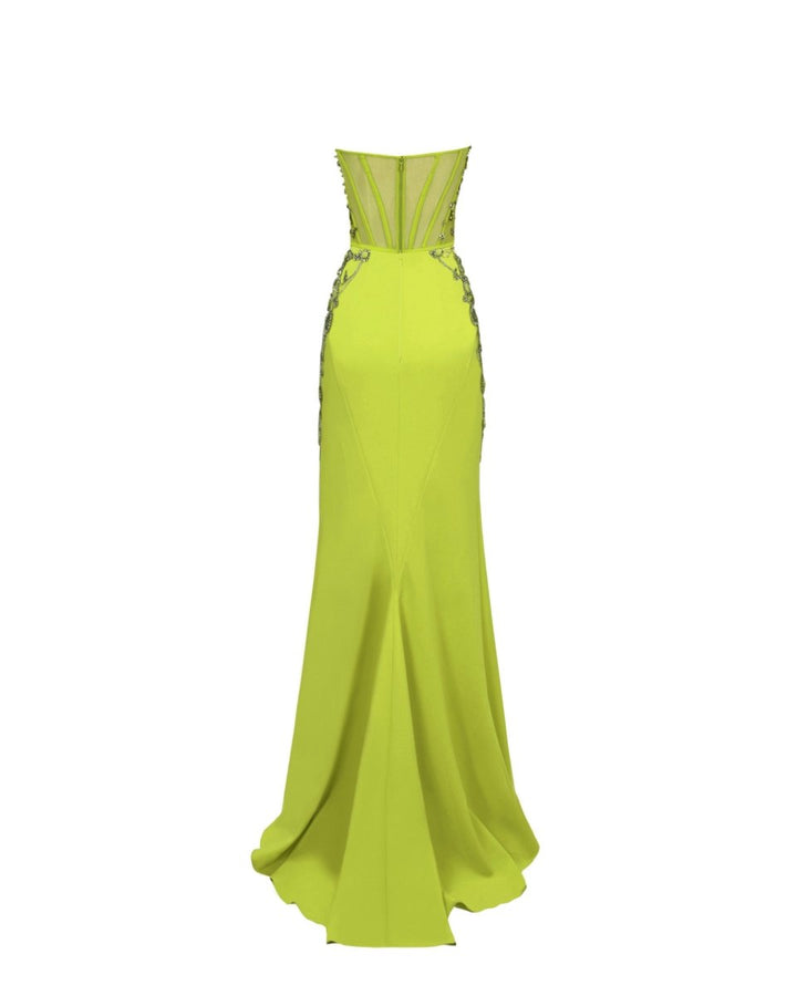 Bejeweled Long Dress - Gemy Maalouf