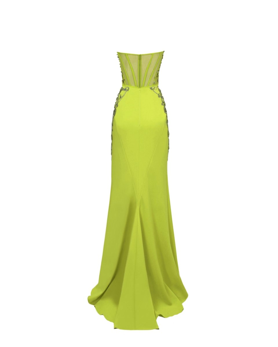 Bejeweled Long Dress - Gemy Maalouf