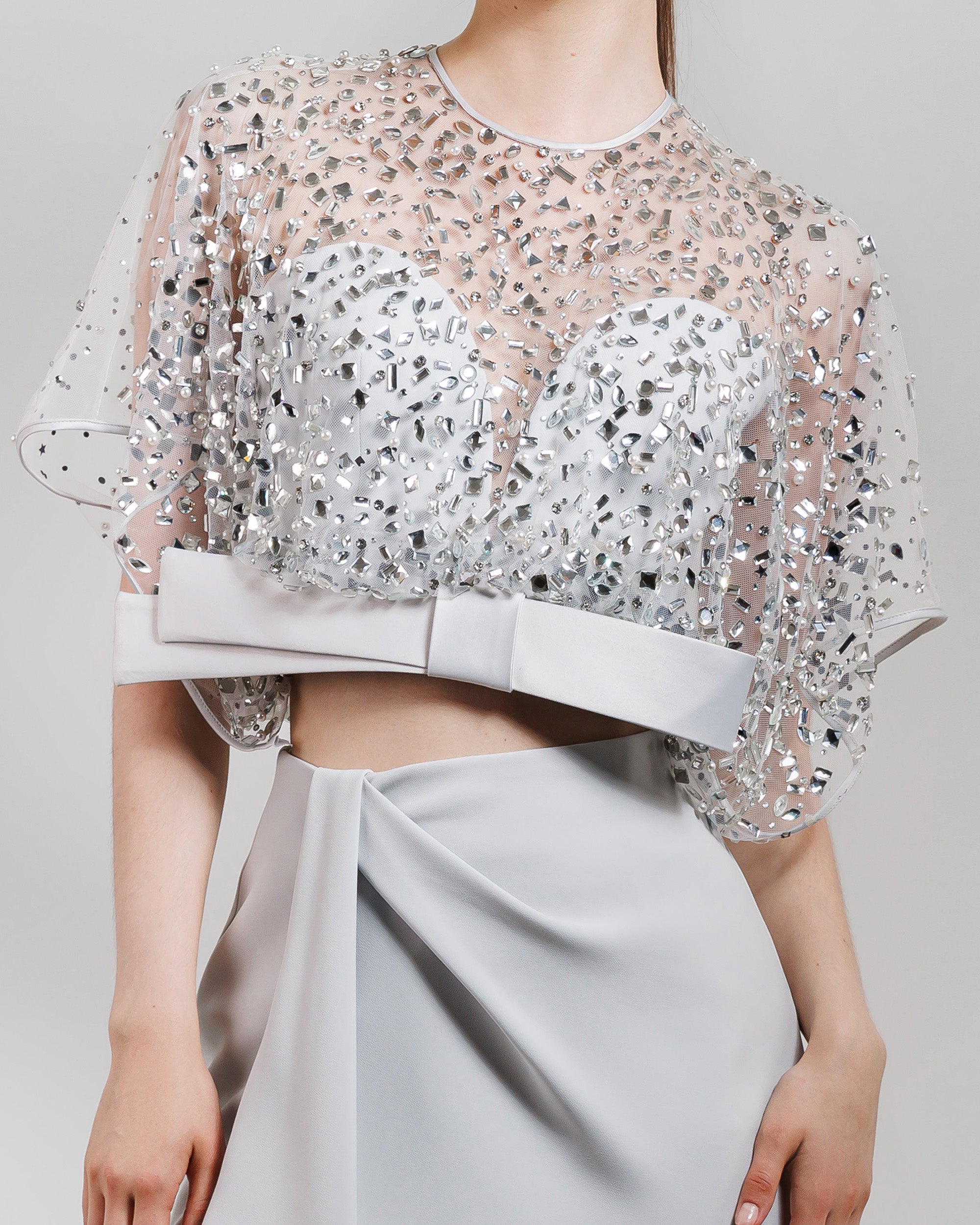 beaded tops for evening wear