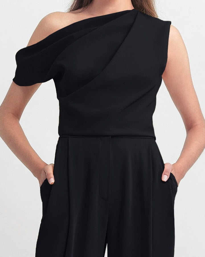 Black Crepe Set - Gemy Maalouf