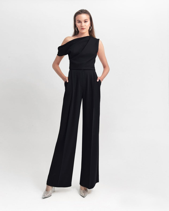 Black Crepe Set - Gemy Maalouf