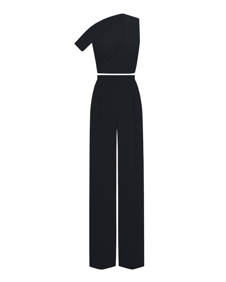 Black Crepe Set - Gemy Maalouf