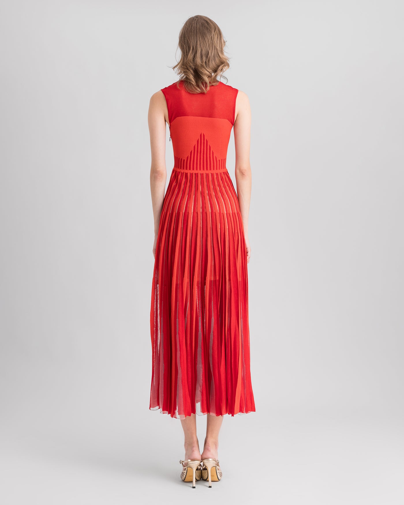 Red Heart Shape Design Dress