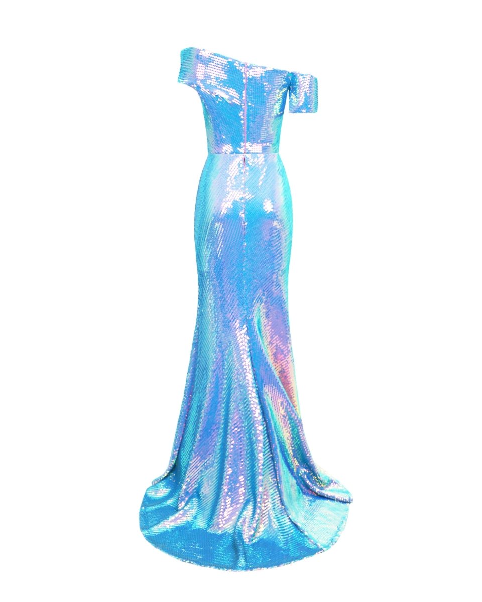 Asymmetrical Top With Long Skirt - Gemy Maalouf