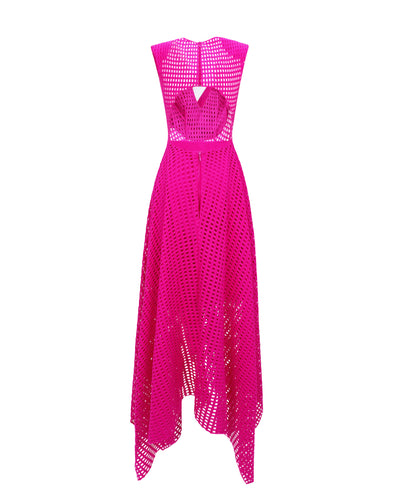 Crochet Lace Midi Dress
