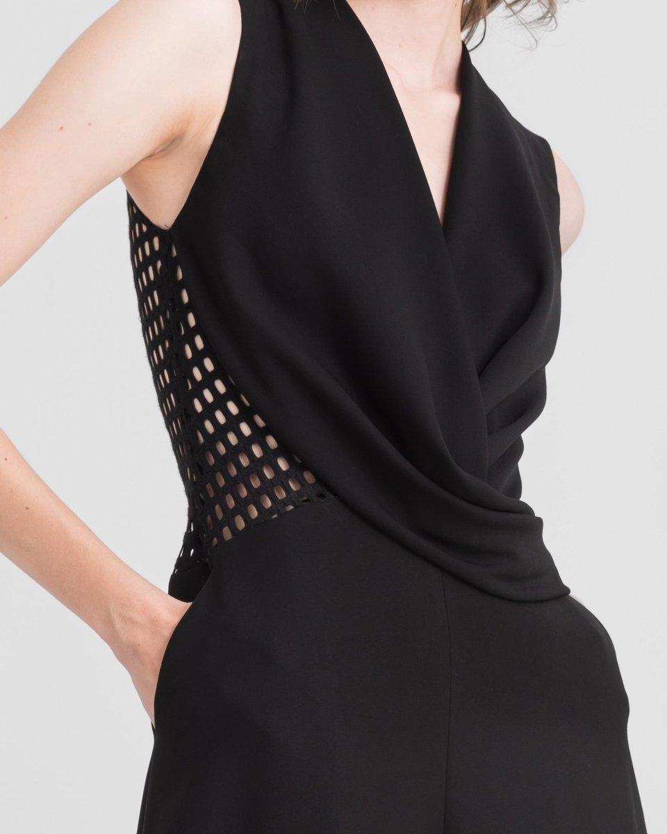 Flared Cut Jumpsuit - Gemy Maalouf