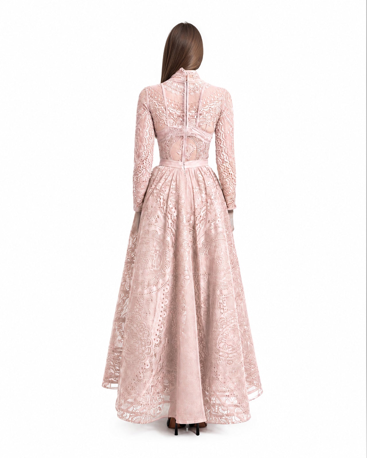 Lace Top and Skirt Set