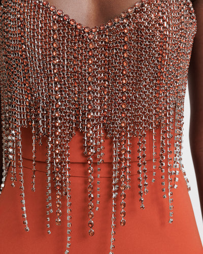Beaded Cropped Top
