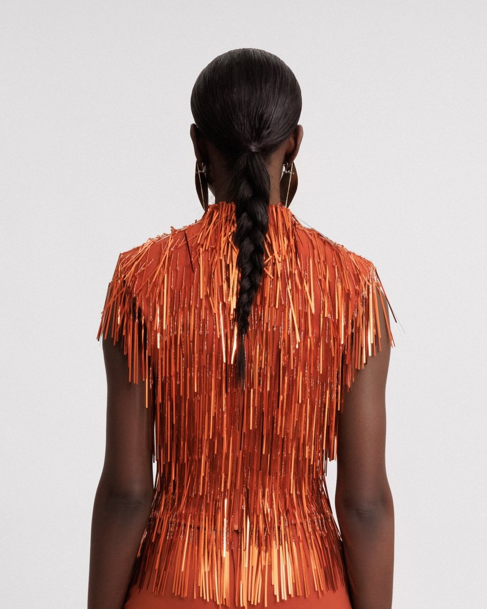 High - Collar Top - Gemy Maalouf