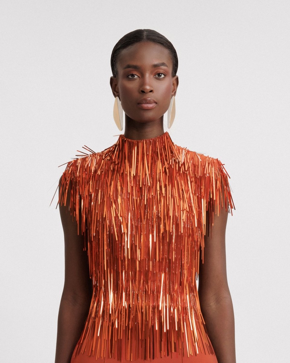 High - Collar Top - Gemy Maalouf