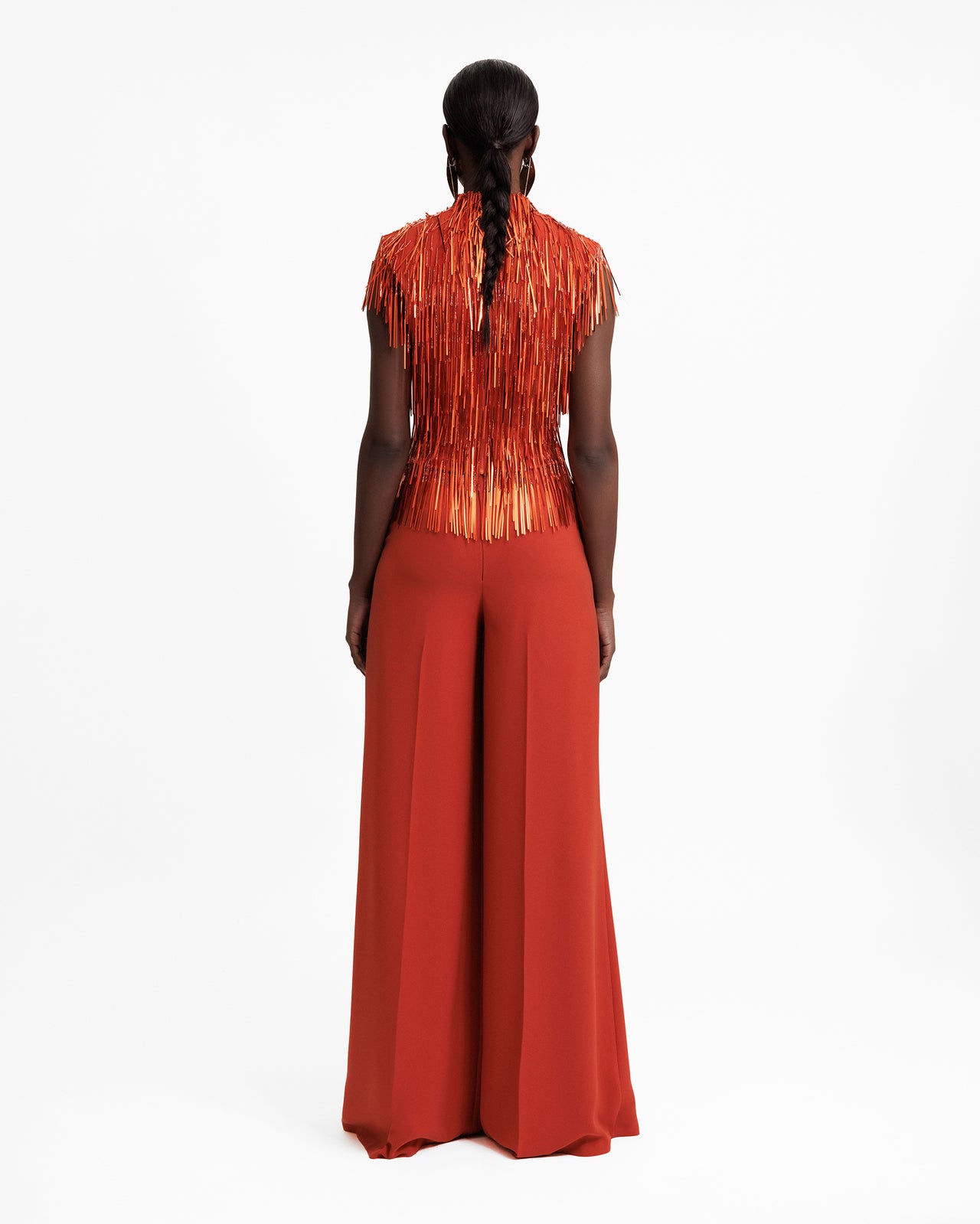 Beaded High-Collar Set