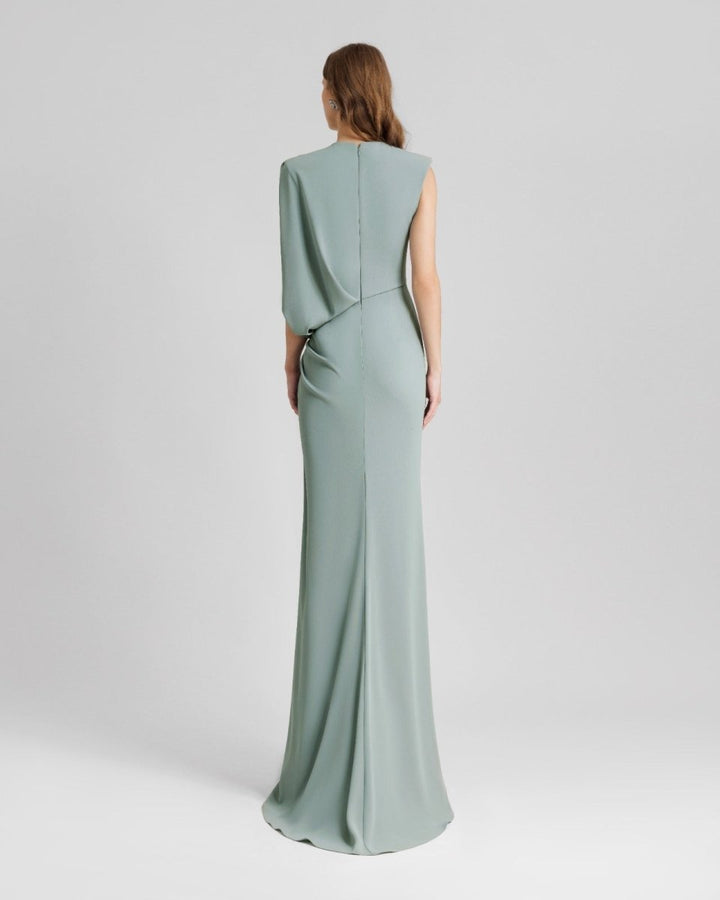 Long Dress With Bolero - Like Sleeve - Gemy Maalouf