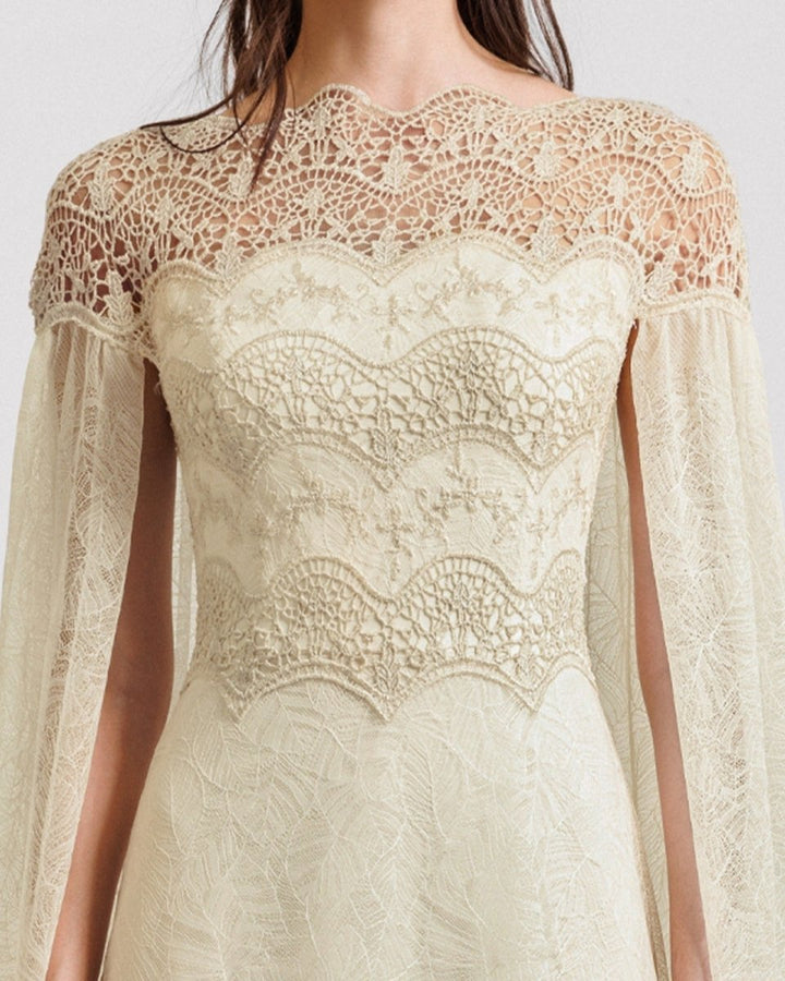 Cape - Like Lace Dress - Gemy Maalouf