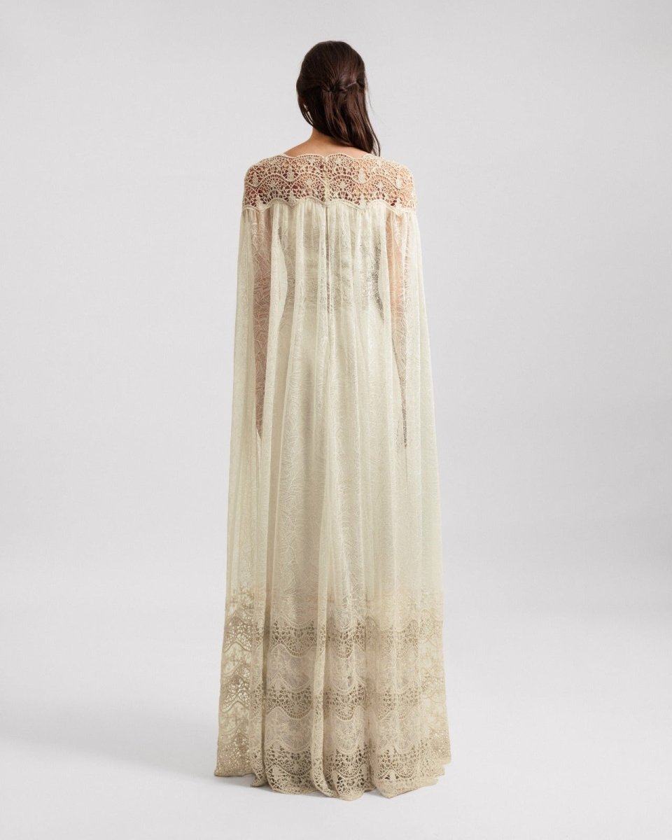 Cape - Like Lace Dress - Gemy Maalouf