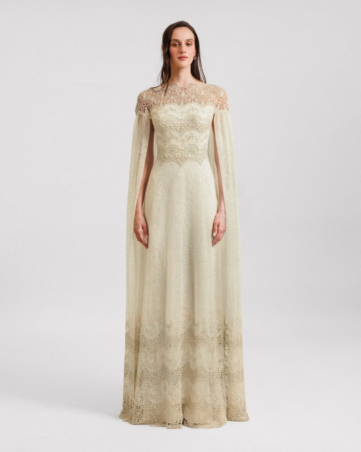 Cape - Like Lace Dress - Gemy Maalouf