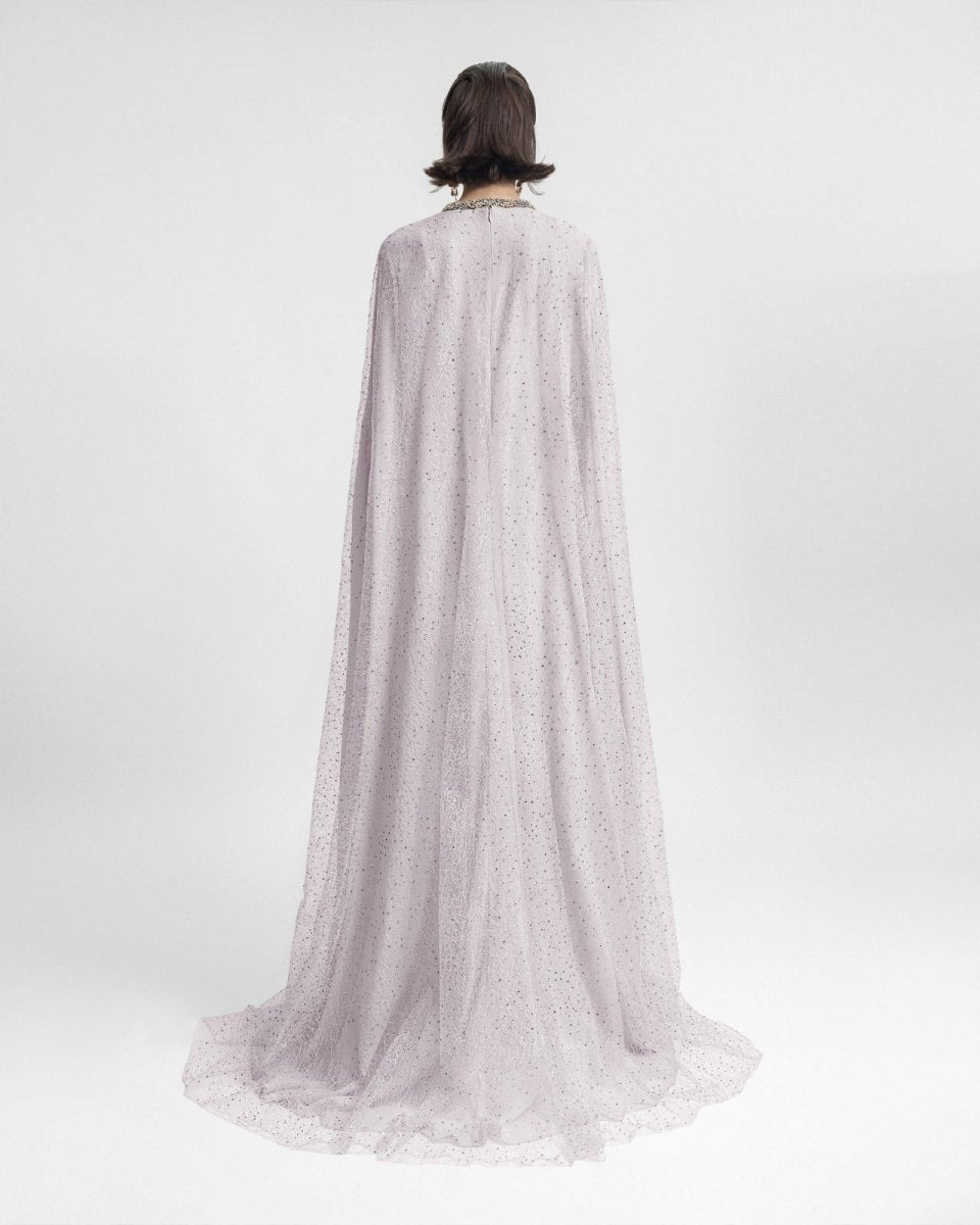 Loose - Cut Light Lilac Kaftan - Gemy Maalouf