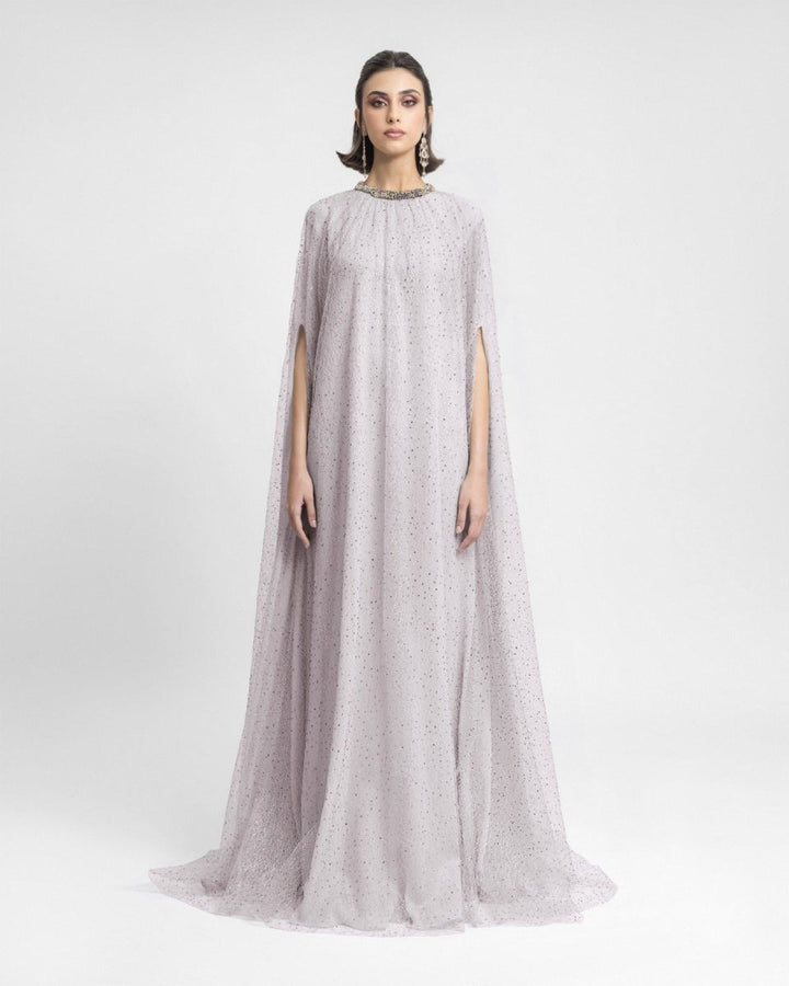 Loose - Cut Light Lilac Kaftan - Gemy Maalouf