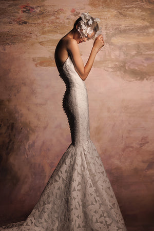 Long Train Wedding Dresses & Gowns | Online Bridal Shop – Olivia Bottega