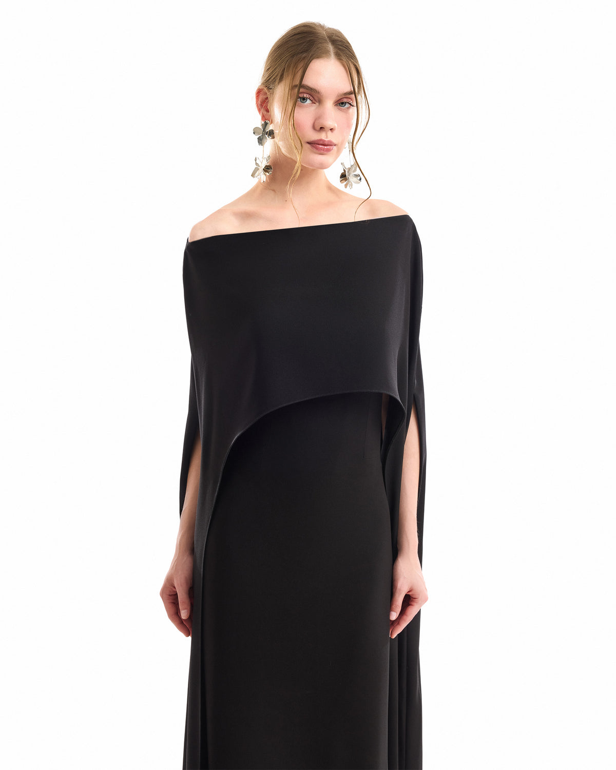 Cape Overlay Dress
