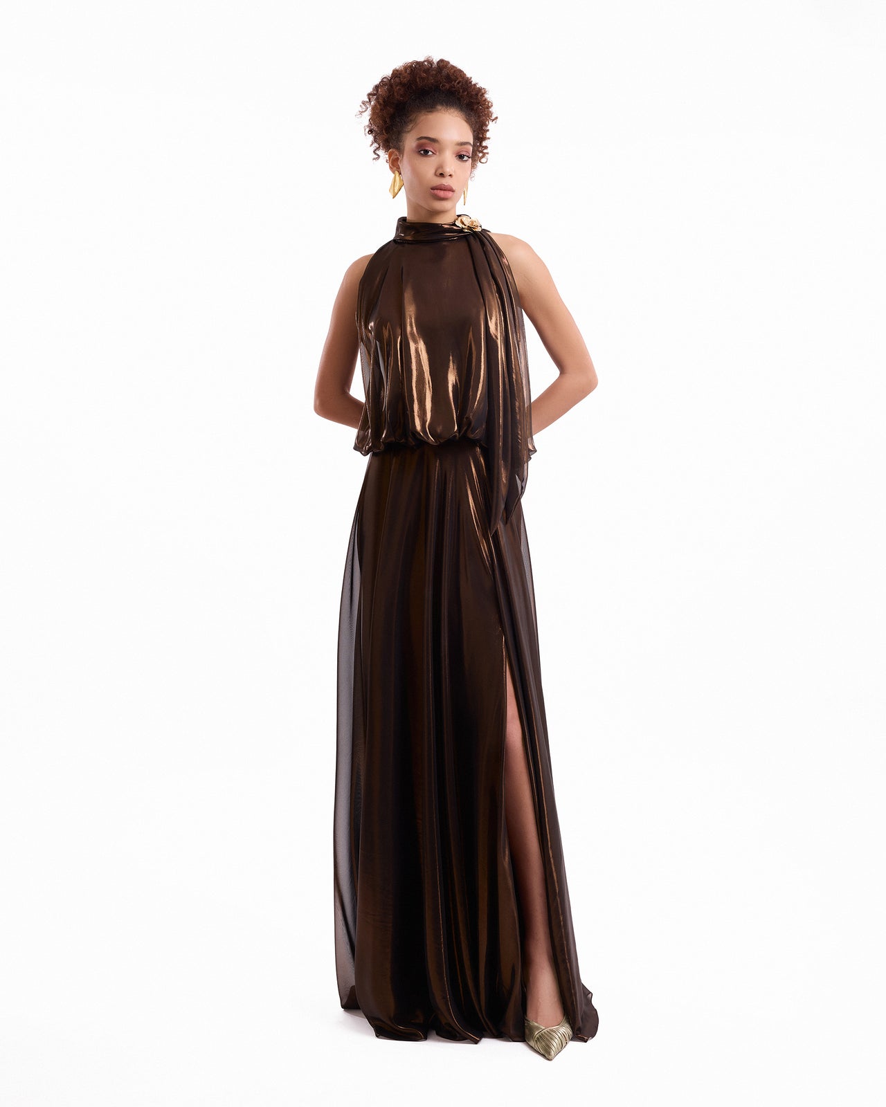 Halter Scarf Dress