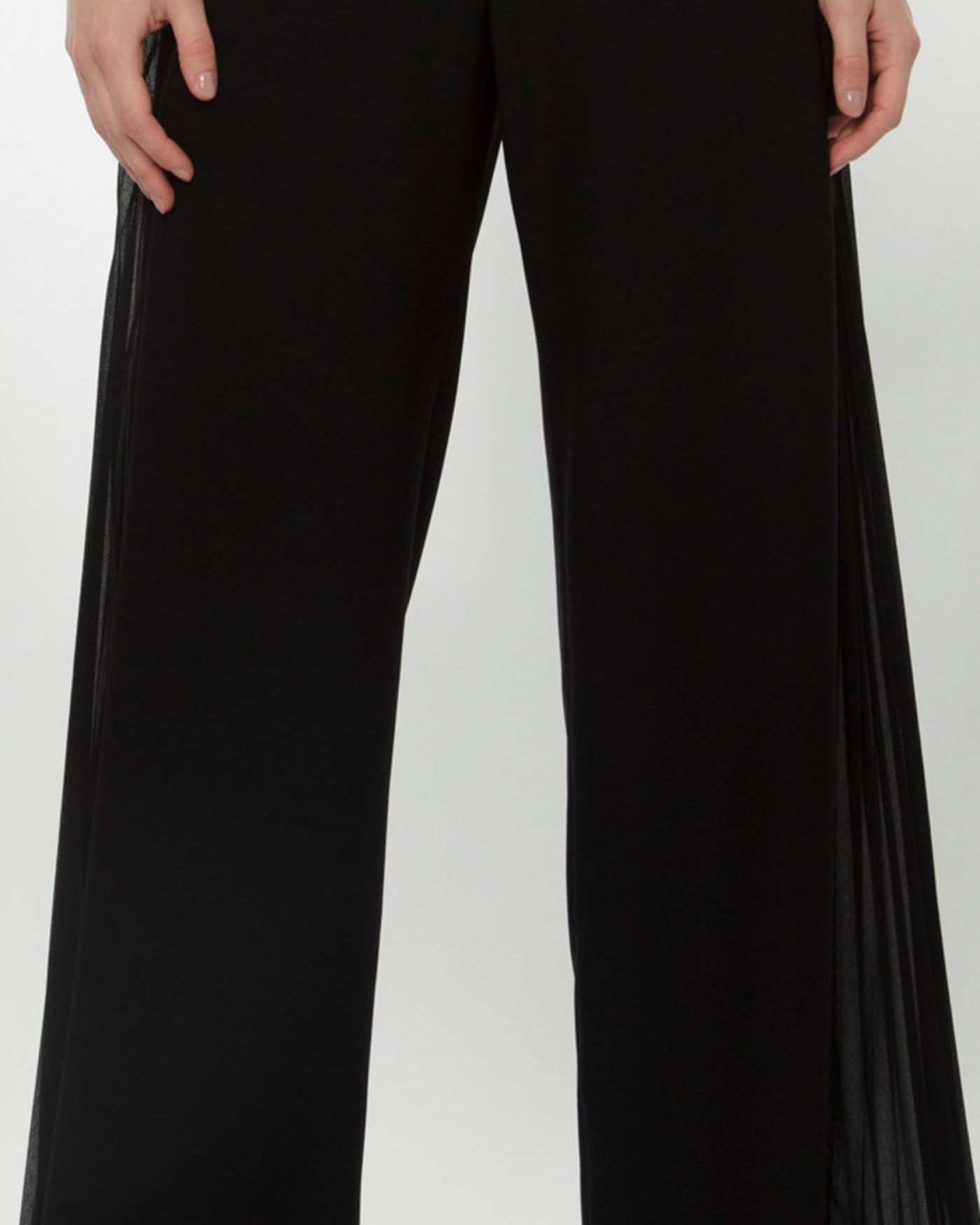 Pants With Chiffon Details