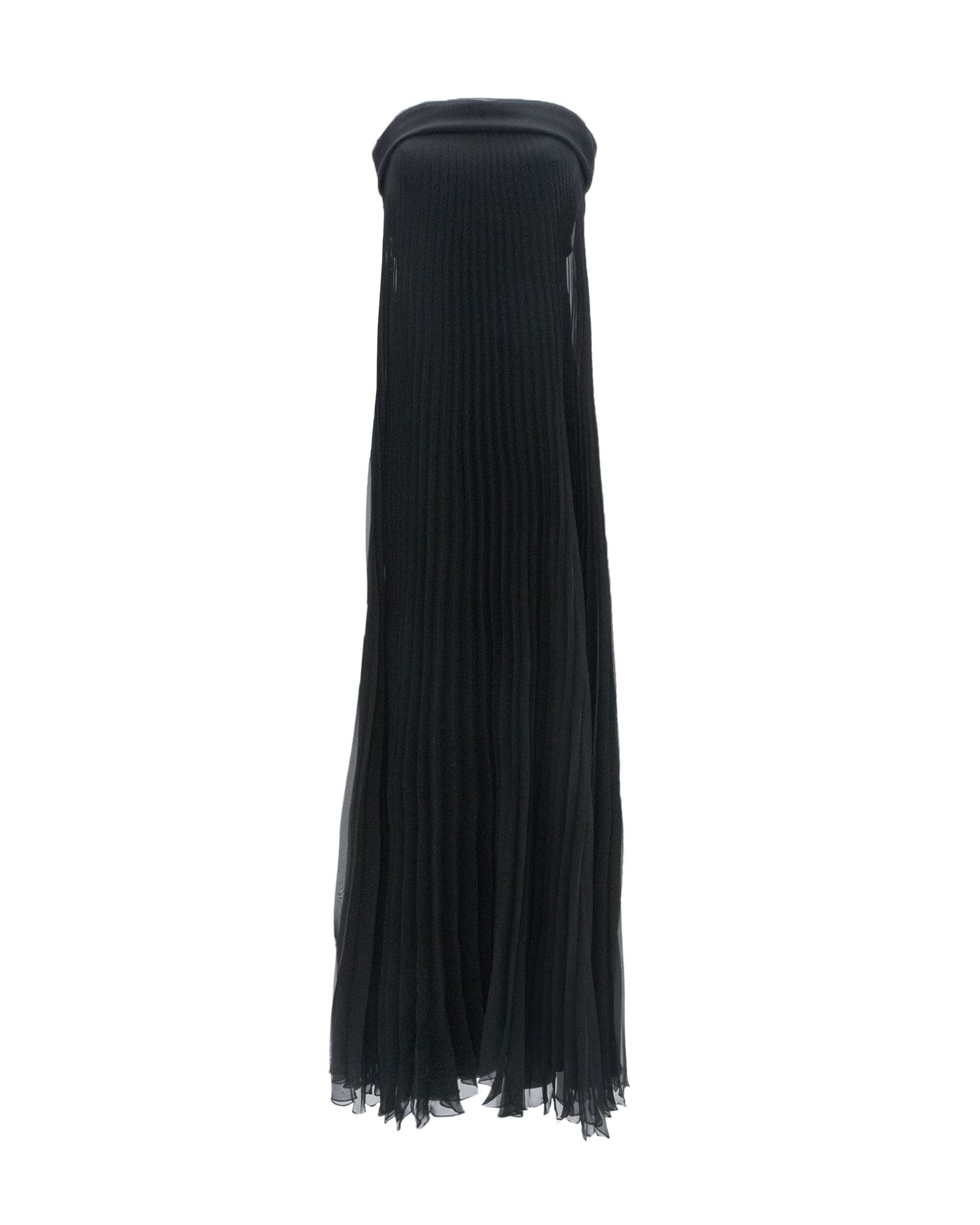 Pleated Strapless Dress