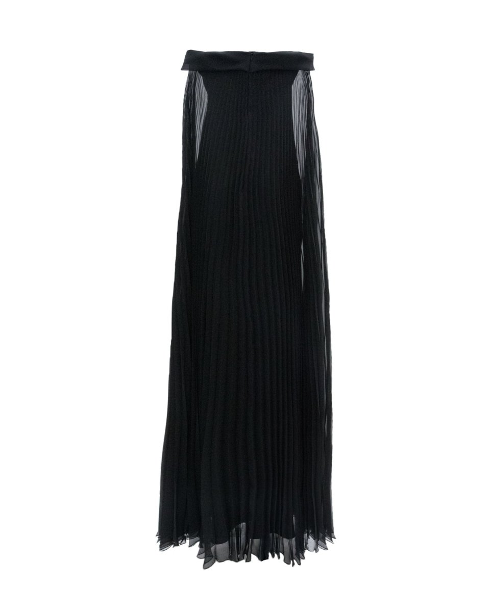 Pleated Strapless Dress - Gemy Maalouf