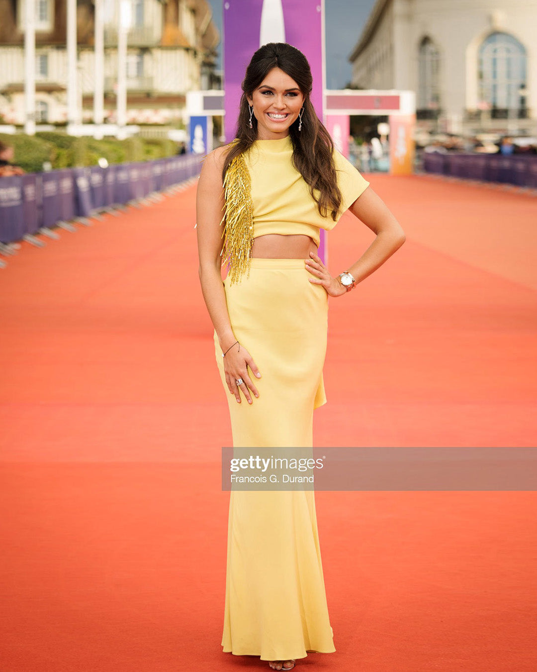 Miss France Diane on the Red Carpet