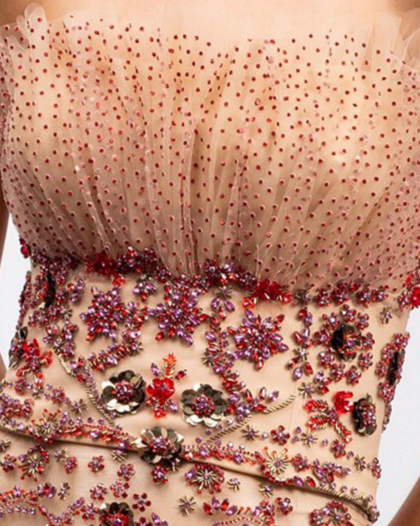 Fully Bejeweled Short Dress