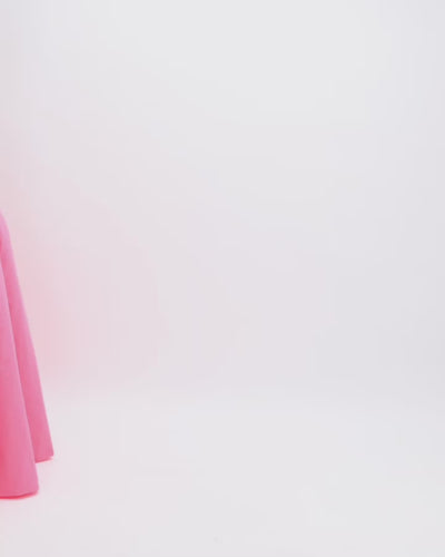 Neon Pink Dress with Bolero