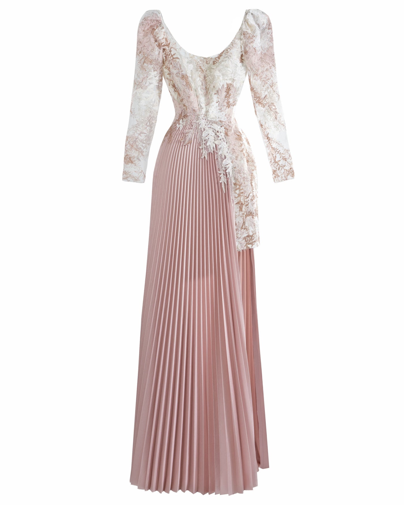 Asymmetrical Lace Long Dress