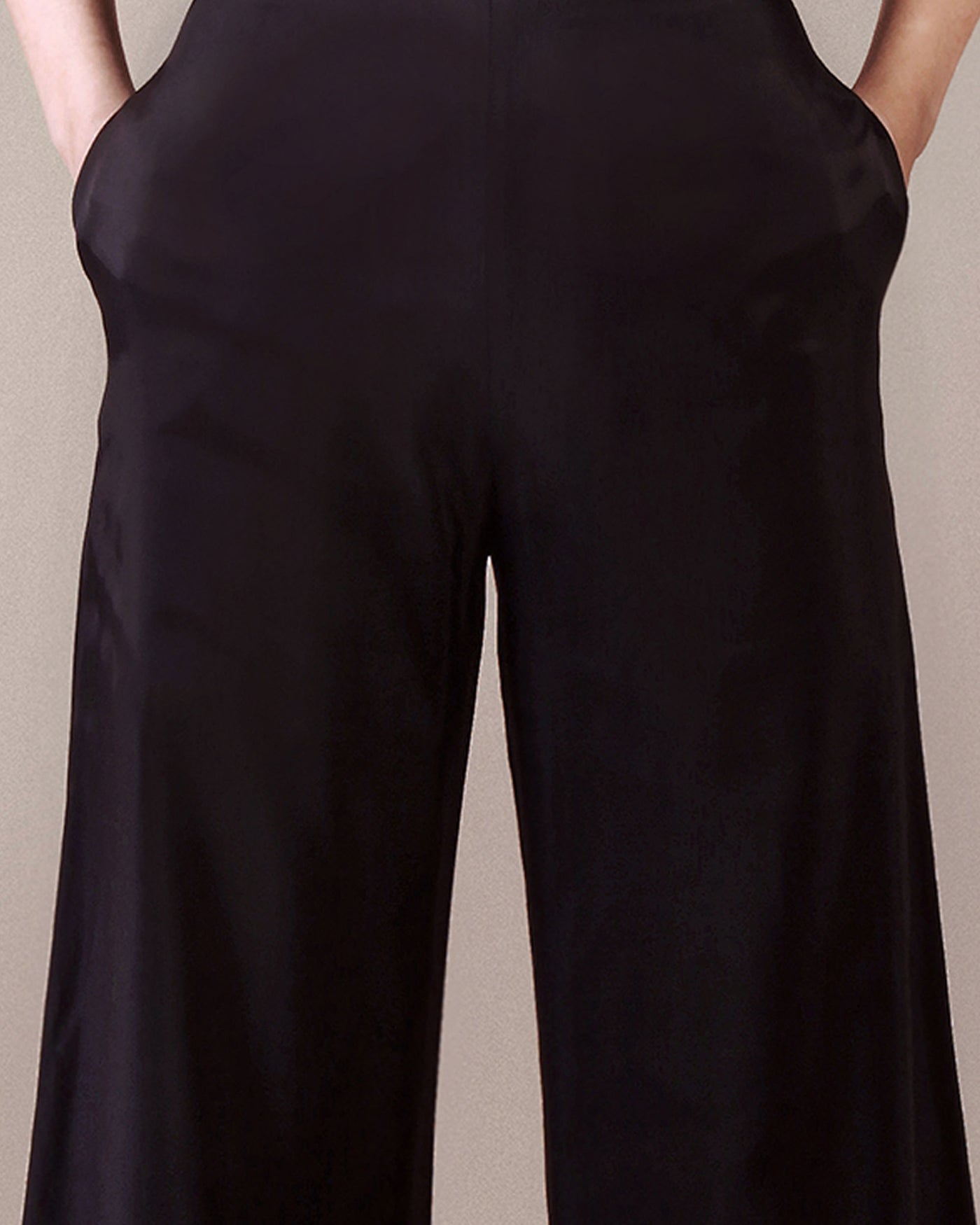 Wide-Cut Flared Pants
