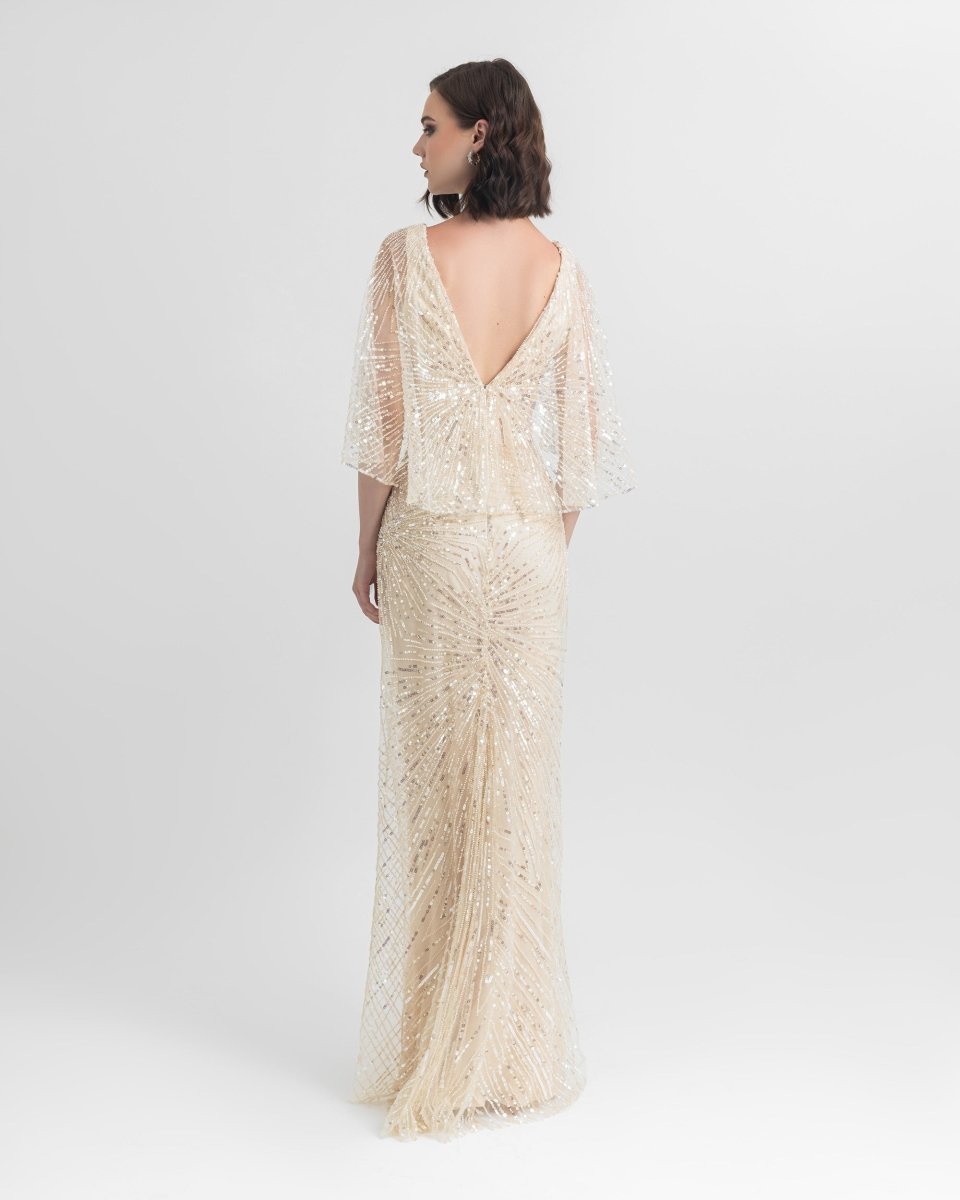 Slim Cut Embellished Dress - Gemy Maalouf