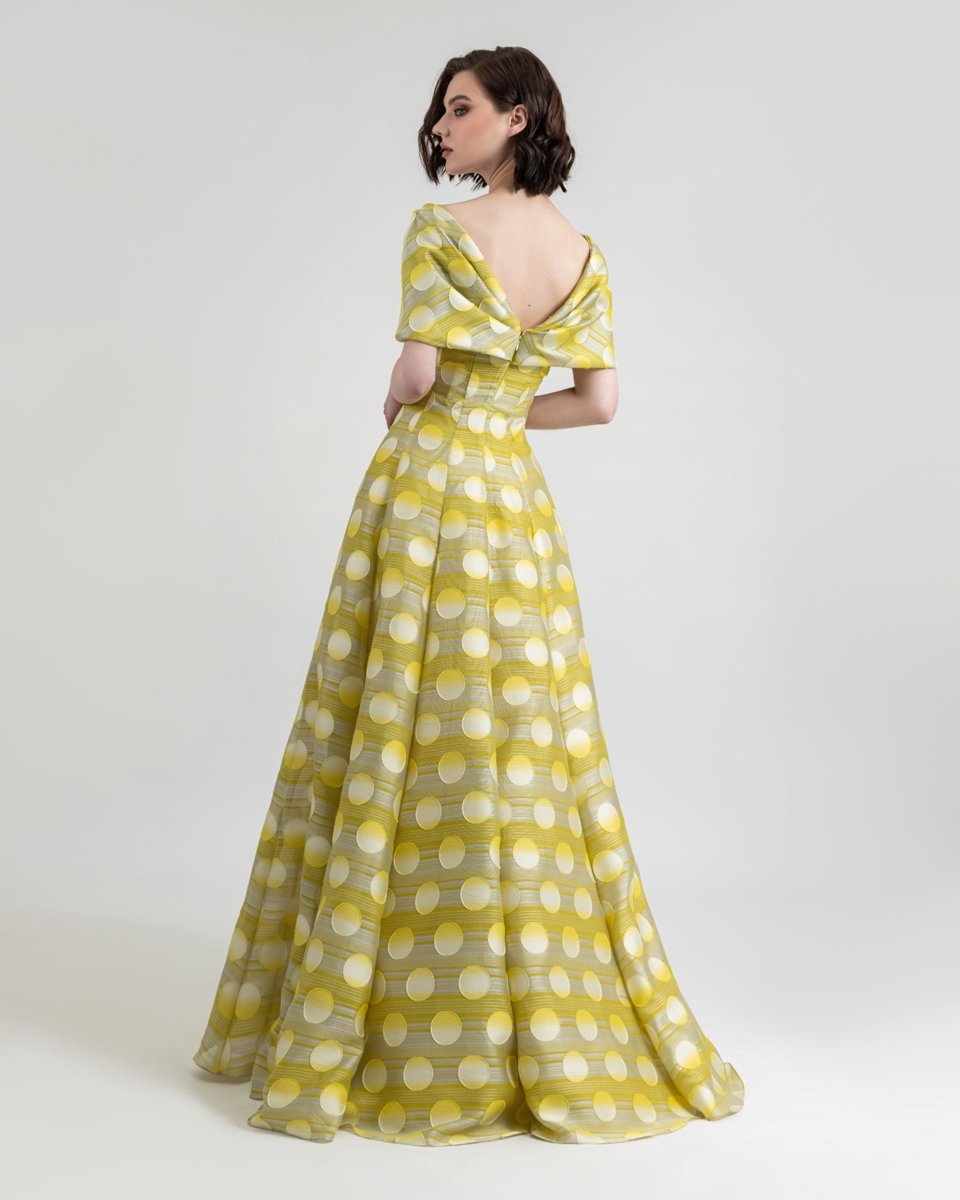 Bow - Like Flared Dress - Gemy Maalouf