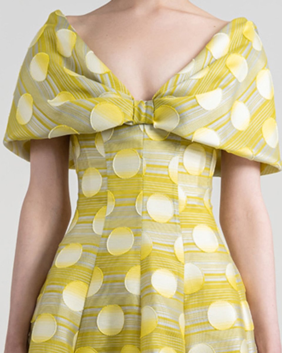 Bow - Like Flared Dress - Gemy Maalouf