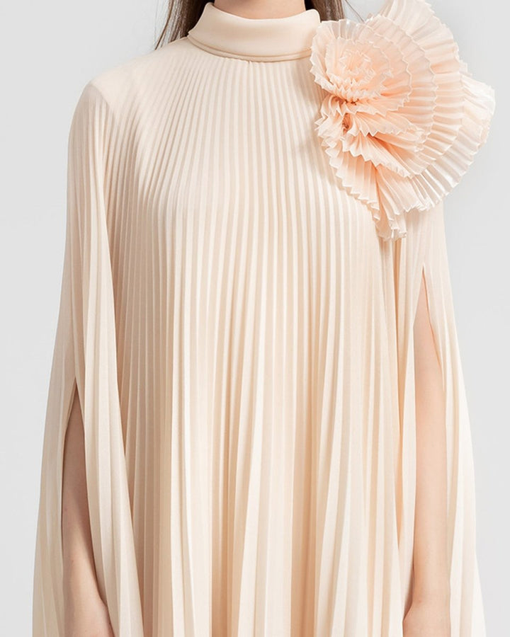 Embellished Draped Flower Kaftan - Gemy Maalouf