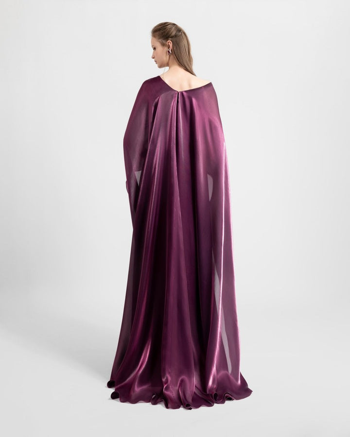 Wide Cut Neckline Dress - Gemy Maalouf