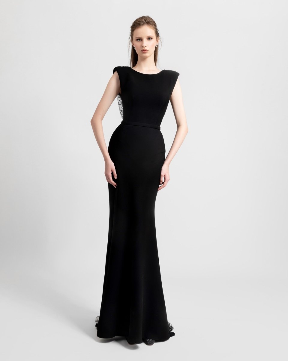 Open Back Slim - Cut Dress - Gemy Maalouf
