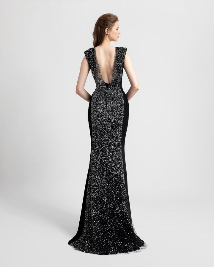Open Back Slim - Cut Dress - Gemy Maalouf