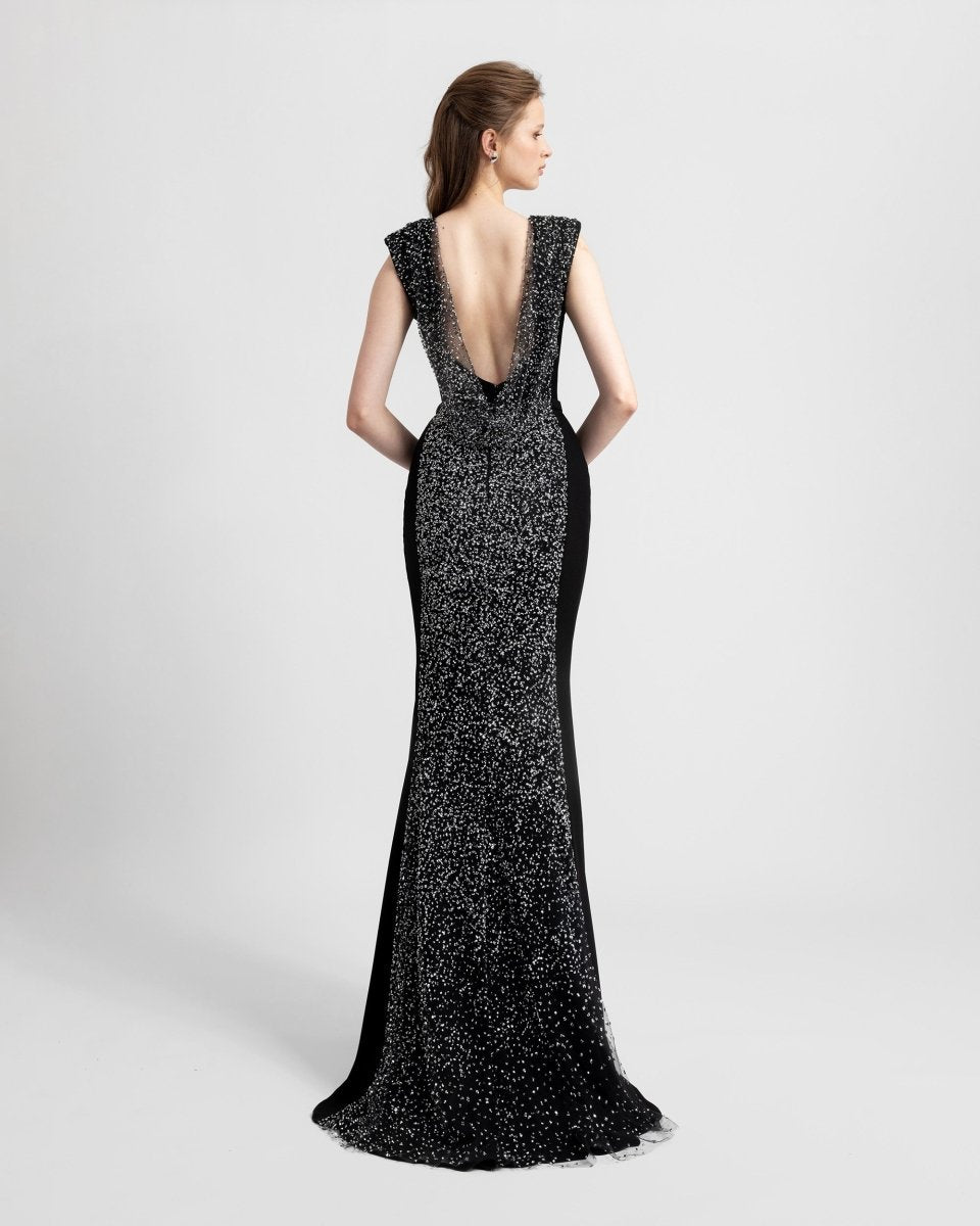 Open Back Slim - Cut Dress - Gemy Maalouf