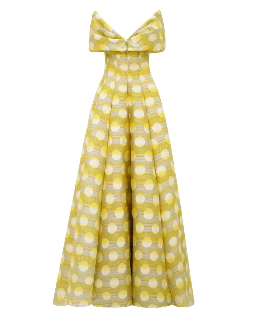 Bow - Like Flared Dress - Gemy Maalouf