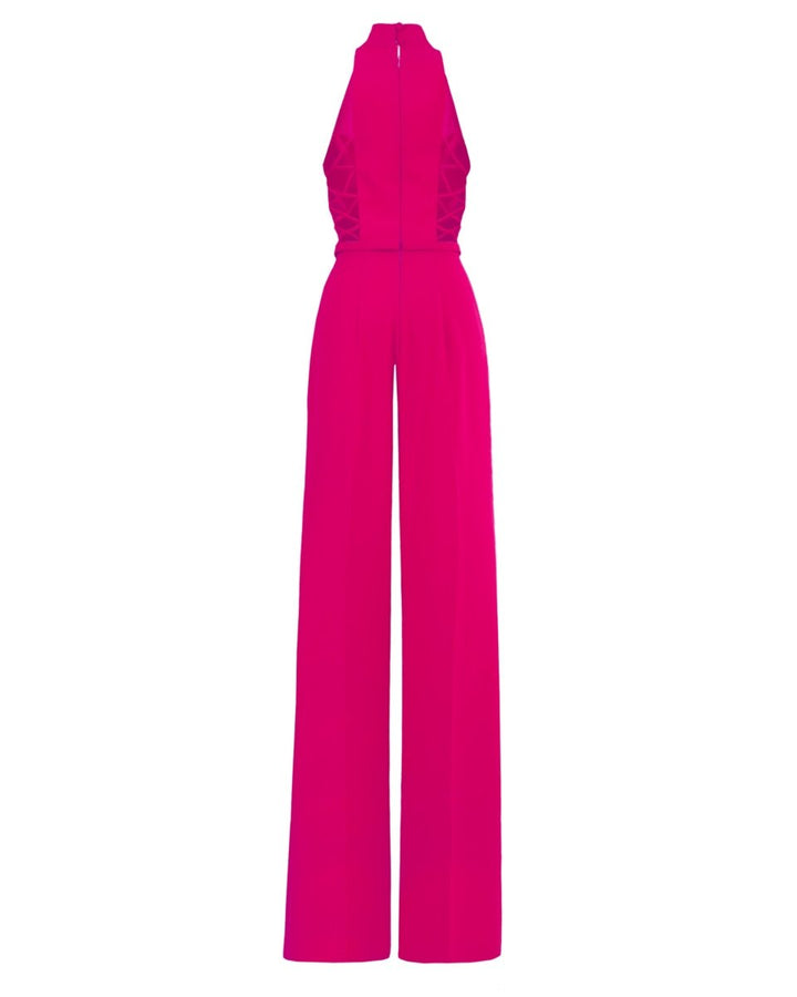 Halter - Cut Neckline Jumpsuit - Gemy Maalouf