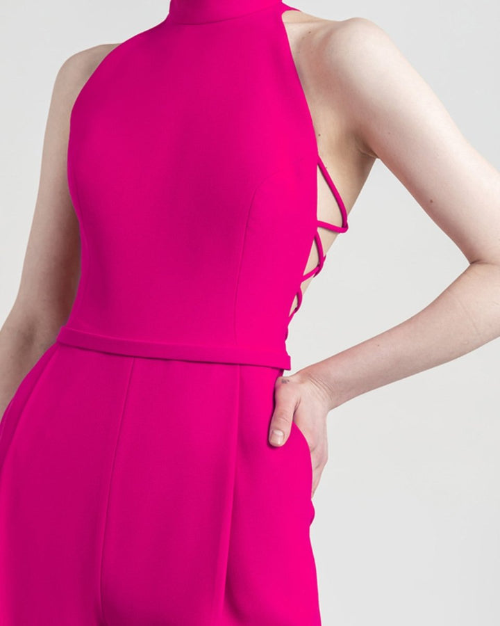 Halter - Cut Neckline Jumpsuit - Gemy Maalouf