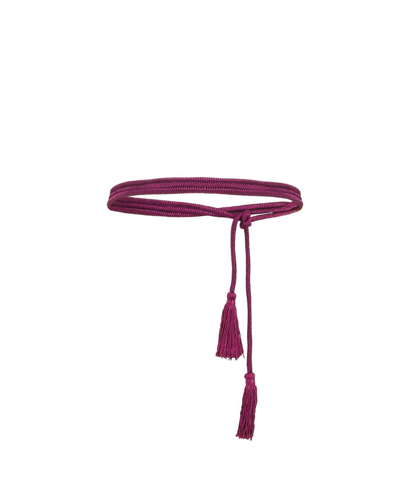 Wraparound Purple Belt With Tassels