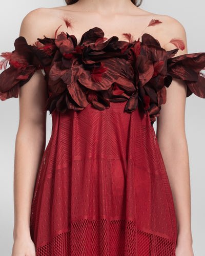 Loose-Cut Lace Dress