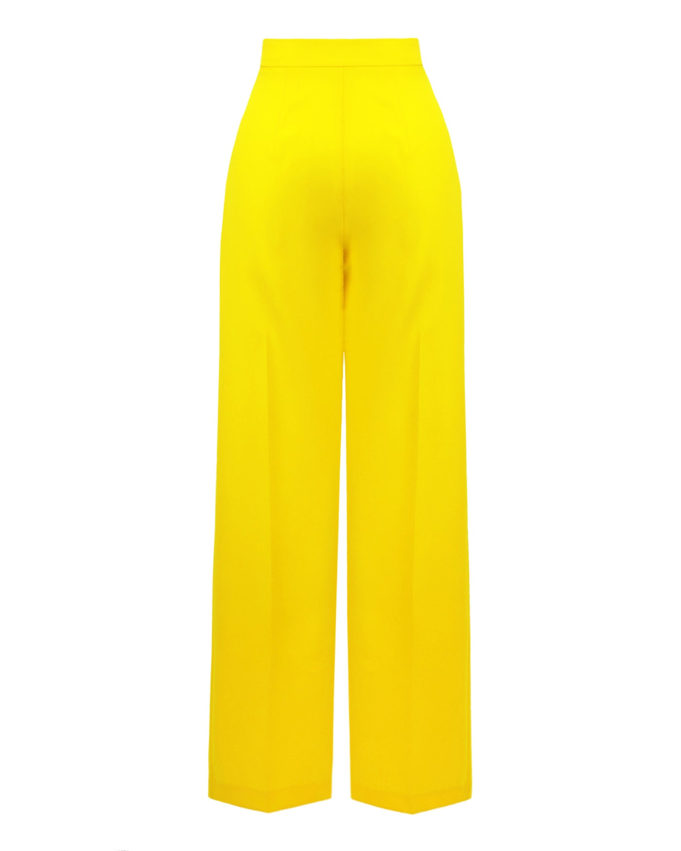 Straight Cut Yellow Pants