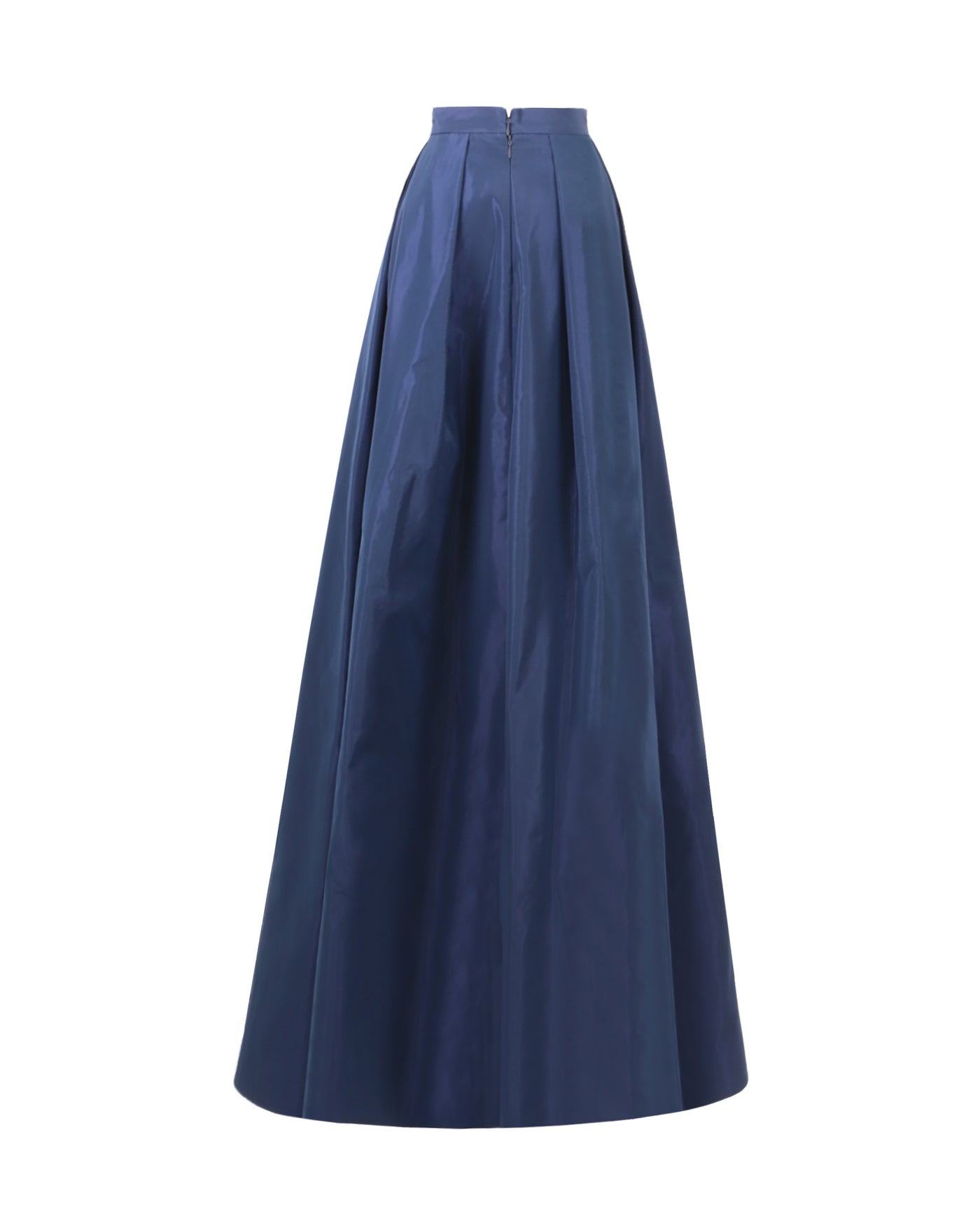 Flared Long Skirt with V-Neckline Top