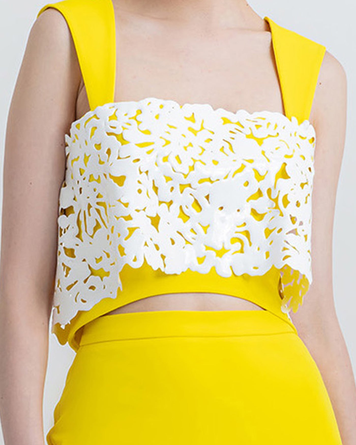 Yellow Pencil Skirt and Top