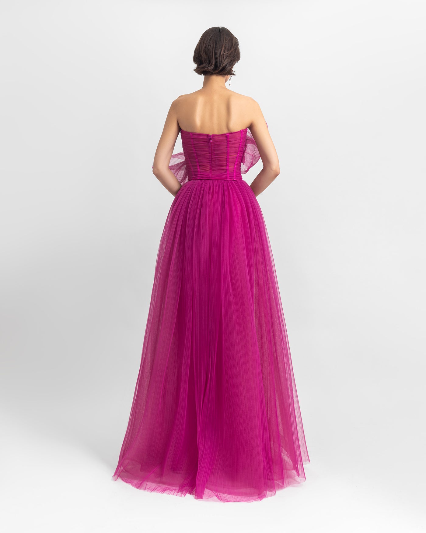 Bow-Like Tulle Dress